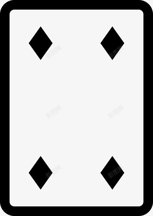 4个方块纸牌4个图标svg_新图网 https://ixintu.com 4个 4个方块 扑克 扑克牌 游戏 玩 纸牌