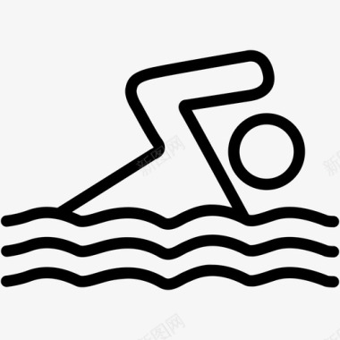 游泳池奥运会水上运动3图标图标