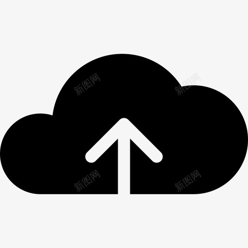 上传到云端天气教育图标svg_新图网 https://ixintu.com 上传到云端 天气 教育