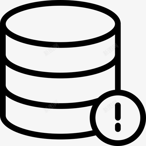 数据库错误代理存储图标svg_新图网 https://ixintu.com 代理 存储 数据库卷1行 数据库错误