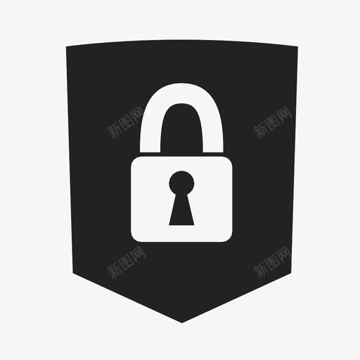安全防护罩钥匙锁图标svg_新图网 https://ixintu.com 安全防护罩 密码 钥匙 锁