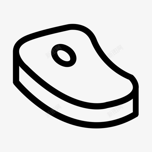 肉甜点图标svg_新图网 https://ixintu.com 甜点 肉