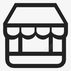 商店柜台小商店柜台小市场图标高清图片