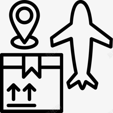 空运航空物流空客图标图标