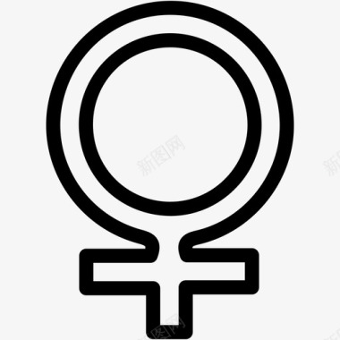 女人星座女人性别图标图标