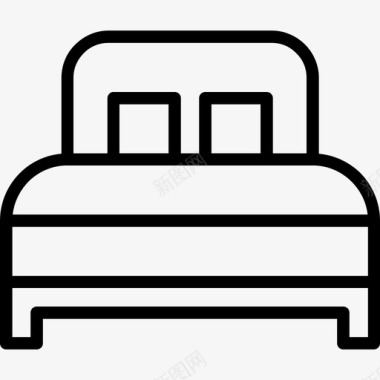 床家具枕头图标图标