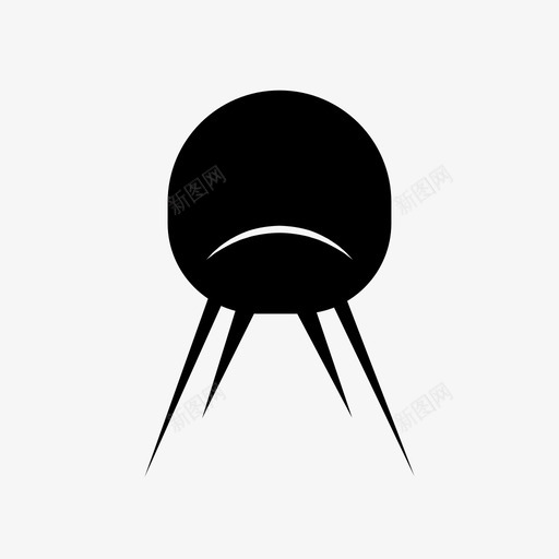 椅子师椅家具图标svg_新图网 https://ixintu.com 坐椅 家具 家居装饰 椅子 设计师椅
