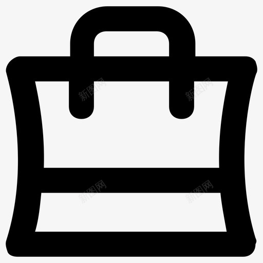 手提袋纸袋购物者图标svg_新图网 https://ixintu.com 夏季和旅行平滑线图标 手提袋 纸袋 购物者 超市