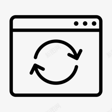 浏览器加载循环ui图标图标