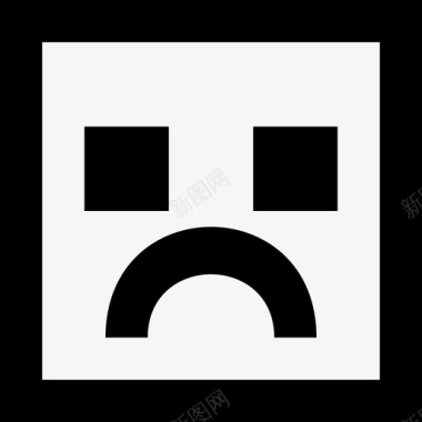 emoji_sad_square [#401]图标