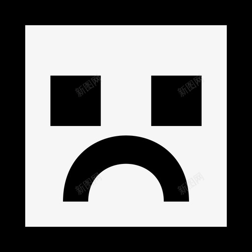 emoji_sad_square [#401]svg_新图网 https://ixintu.com emoji_sad_square [#401]