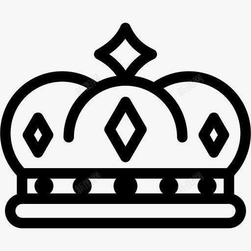 皇冠国王公主图标svg_新图网 https://ixintu.com 公主 国王 物品 王后 皇冠 皇室