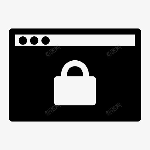 锁定浏览器浏览器通知在线浏览器图标svg_新图网 https://ixintu.com web浏览器 在线浏览器 浏览器通知 网站浏览器 锁定浏览器