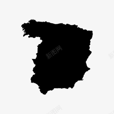 西班牙没有加泰罗尼亚地图巴塞罗那独立图标图标