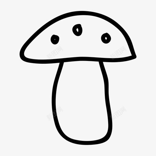 真菌蘑菇毒菌图标svg_新图网 https://ixintu.com 毒菌 真菌 蘑菇 食物和饮料