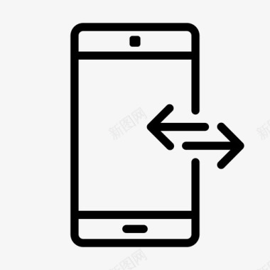 智能手机同步用户界面移动用户界面图标图标