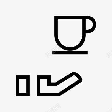 免费咖啡服务灯图标图标