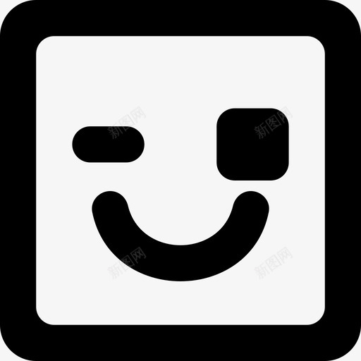 emoji_happy_square_round [#427]svg_新图网 https://ixintu.com emoji_happy_square_round [#427]