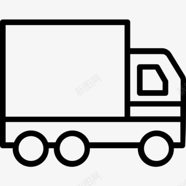 送货车货车皮卡图标图标
