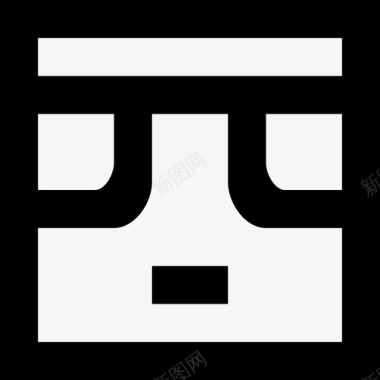emoji_neutral_square_glasses [#419]图标