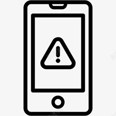 移动警报设备iphone图标图标