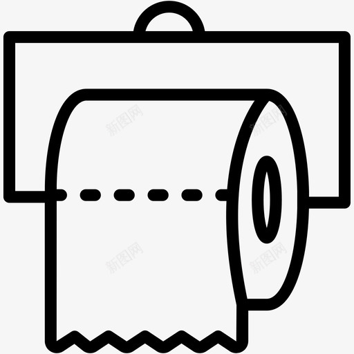 卫生纸卷纸巾图标svg_新图网 https://ixintu.com 其他 卫生纸 卷 厕纸 纸巾