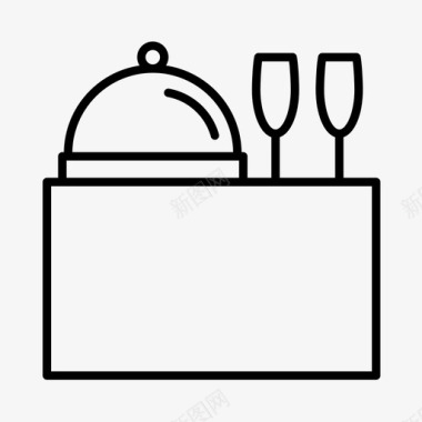 餐厅自助餐晚餐图标图标