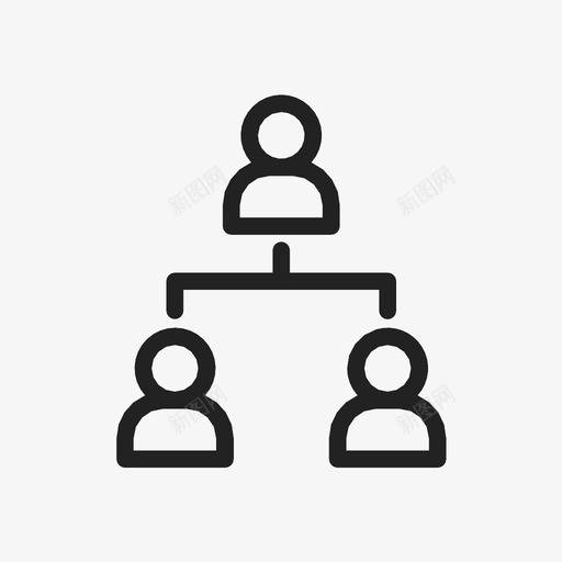 小组工作社区网络图标svg_新图网 https://ixintu.com 团队 小组工作 社区 组织 网络