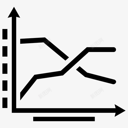 财务报告分析图表图标svg_新图网 https://ixintu.com 分析 商业财务 图表 折线图 统计 财务报告