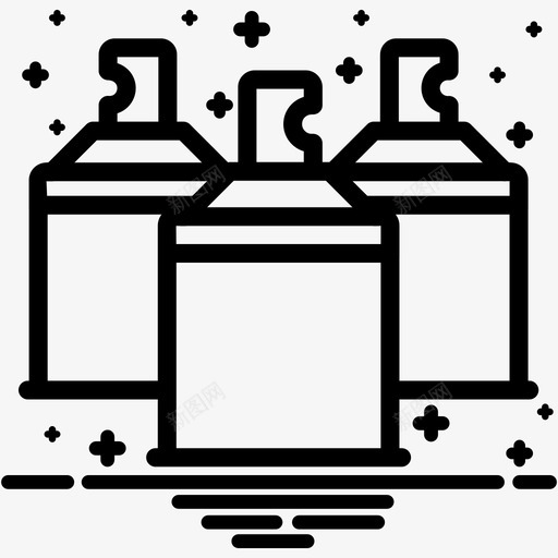 喷雾罐美容瓶子图标svg_新图网 https://ixintu.com 化妆品 喷雾罐 瓶子 美容 饮料 香水
