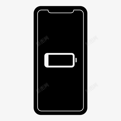 充电苹果iphone图标svg_新图网 https://ixintu.com iphone iphonex 充电 屏幕 苹果