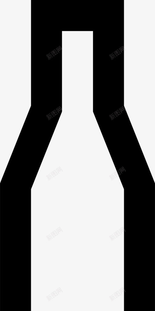瓶啤酒饮料图标svg_新图网 https://ixintu.com 啤酒 方形 水 瓶 葡萄酒 饮料