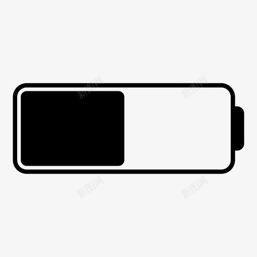 电池充电一半图标svg_新图网 https://ixintu.com it 一半 充电 智能手机 电池 移动