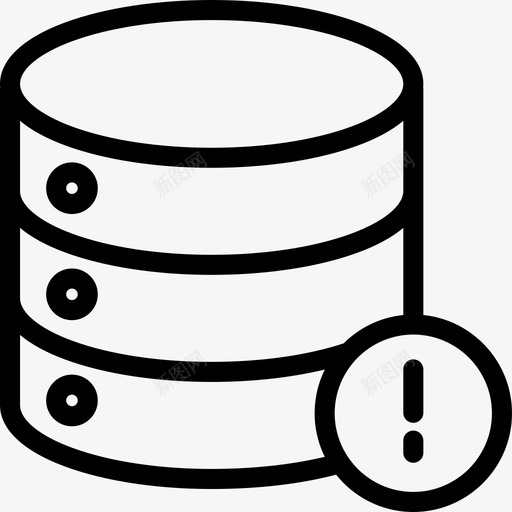 数据库错误代理存储图标svg_新图网 https://ixintu.com 代理 存储 数据库卷2行 数据库错误