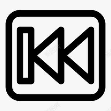 上一个音频快速图标图标