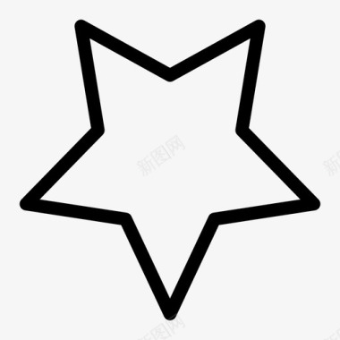 明星徽章商业图标图标