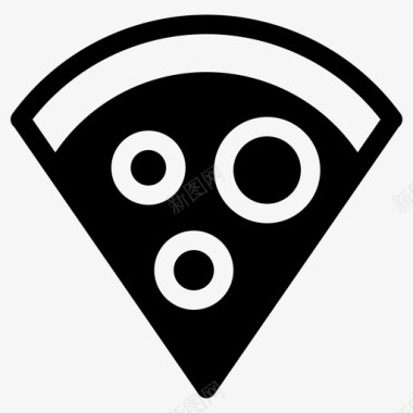 披萨披萨片厨房用具图标图标