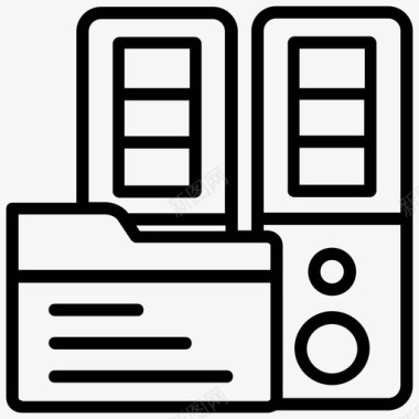 文件夹架构文件归档文件图标图标
