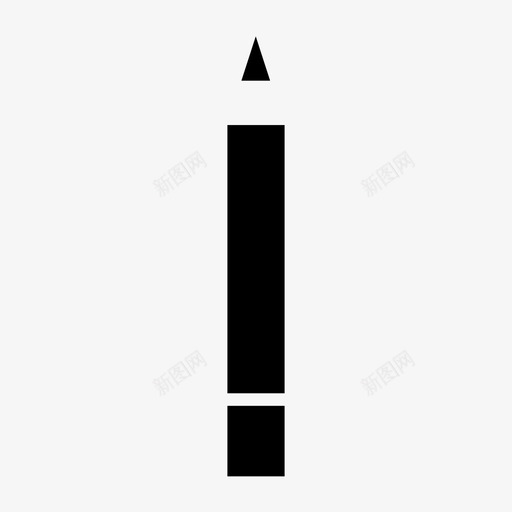 铅笔蜡笔构图图标svg_新图网 https://ixintu.com 写字 构图 蜡笔 铅笔