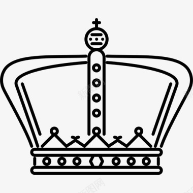 皇冠万圣节国王图标图标