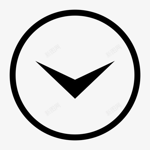 下翻按钮_3svg_新图网 https://ixintu.com 下翻按钮_3