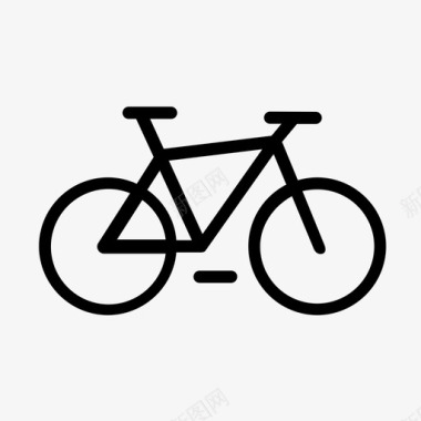 自行车租凭图标