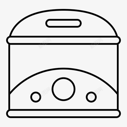 油炸锅设备厨房用具图标svg_新图网 https://ixintu.com 厨房用具 工具 油炸锅 设备 餐厅