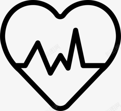 心跳健康医学图标图标