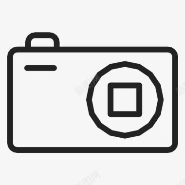相机相机口袋照片图标图标