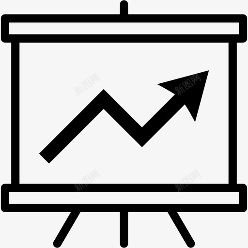 图表向上分析图表图标svg_新图网 https://ixintu.com 分析 图表 图表向上 报告 杂项11