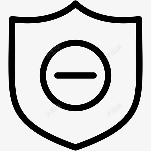 屏蔽块保护安全图标svg_新图网 https://ixintu.com 保护 安全 屏蔽块