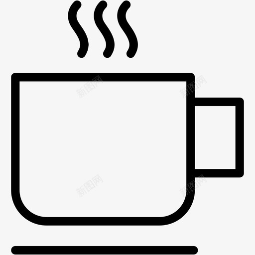 咖啡下午茶杯子图标svg_新图网 https://ixintu.com 下午茶 办公室文件3 咖啡 杯子 茶 饮料