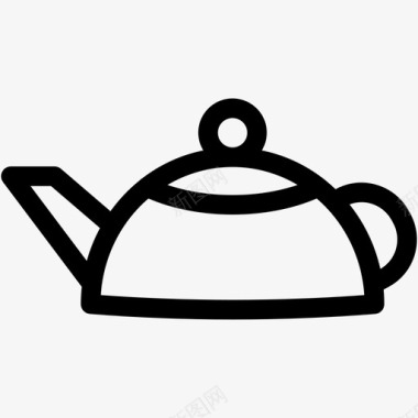 水壶咖啡茶图标图标