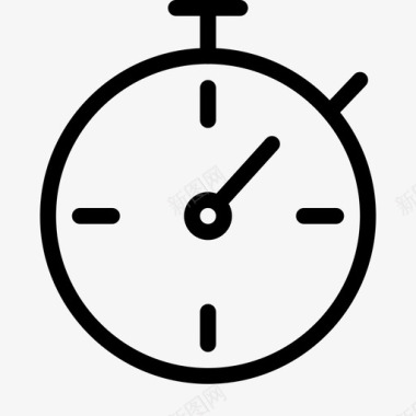 截止日期业务时钟图标图标